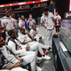 Members of the Crimson Tide sit down around a game Madden in 2019, in the absence of an EA Sports college football release to play.